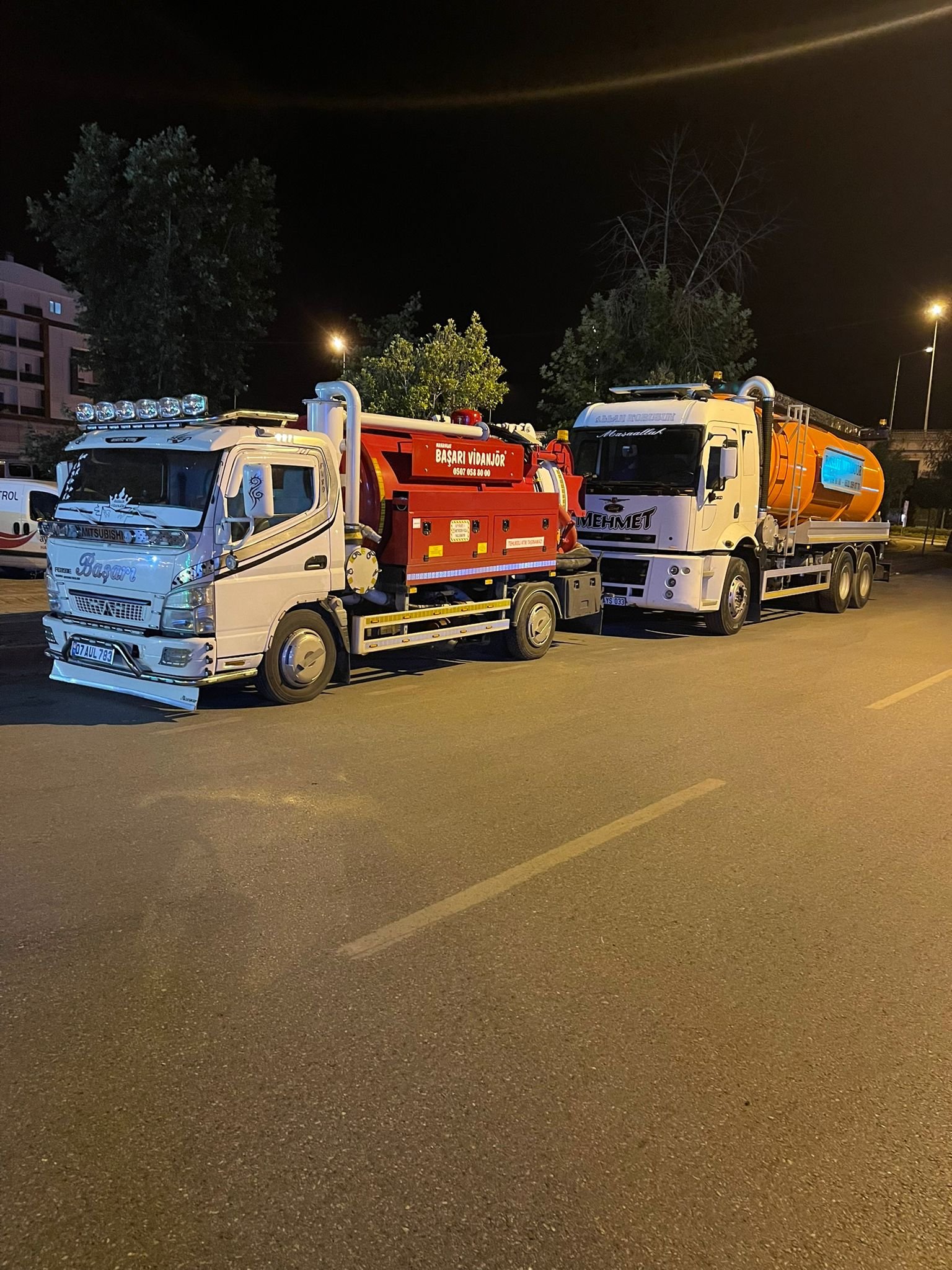 Başarı Vidanjör Temiz Su Tankeri ve Arazöz - Antalya Manavgat